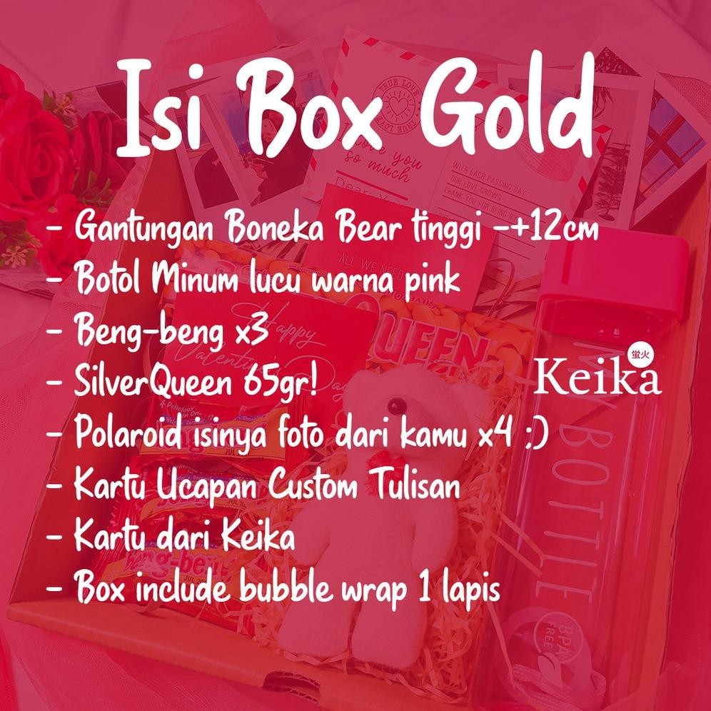 

Love Box by Keika | Kado Hampers Cewek Gift Box Ulang Tahun Cewek Pacar Hadiah Anniv Coklat Boneka Wisuda hampers Valentine Ramadan Parcel idul fitri