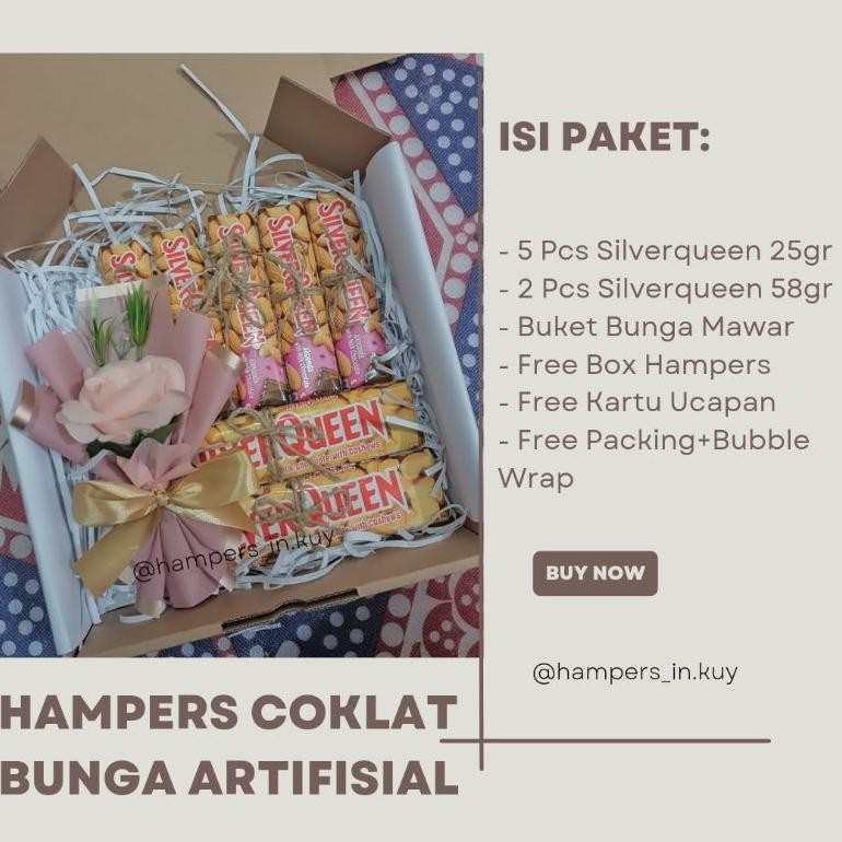 

Hampers Gift Box Coklat untuk Kado Ulang Tahun / Anniversary / Valentine / Lebaran / Wisuda