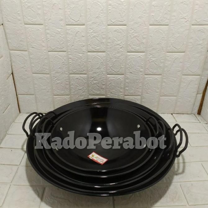 kuali hitam makapal 31 - wajan rumah tangga - wajan dapur -kuali tumis
