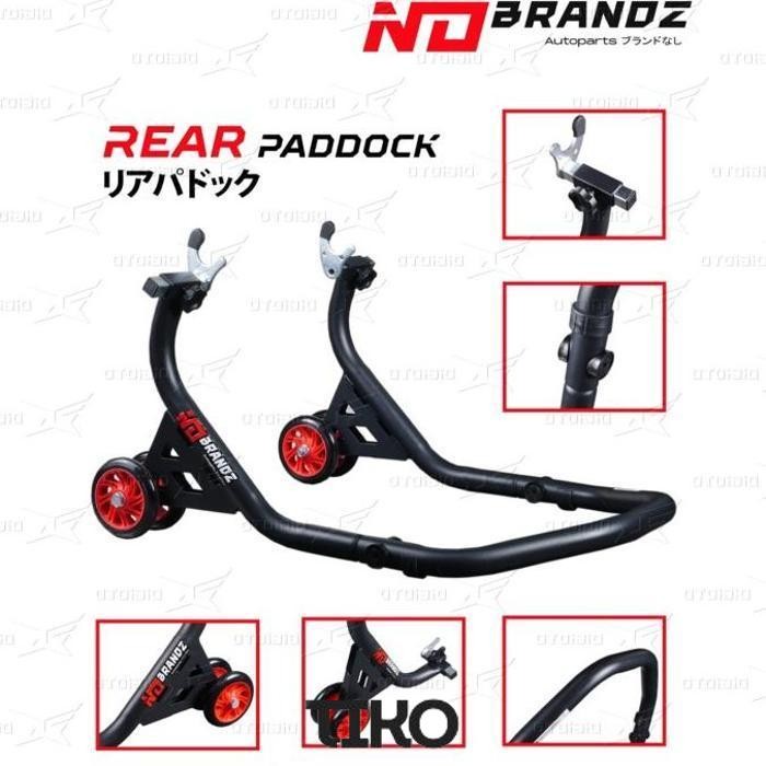 New No Brandz Paddock Motor Belakang Knockdown Universal Tipe V
