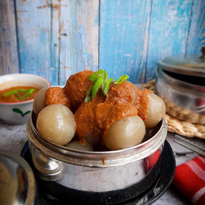 

Cilok Jando 40pcs | cilok mini 100pcs | bumbu kacang nUg