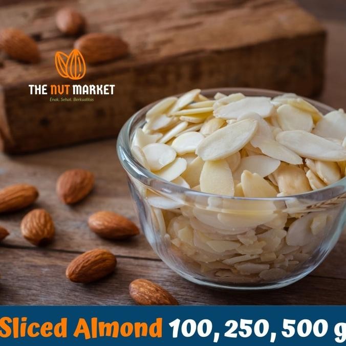 

Almond Sliced roasted 100-1000 gram (matang) nUg