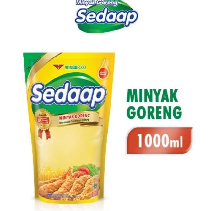 

SEDAAP MINYAK GORENG POUCH 1 LITER Sedap Minyak Goreng Sedap 1 L nUg