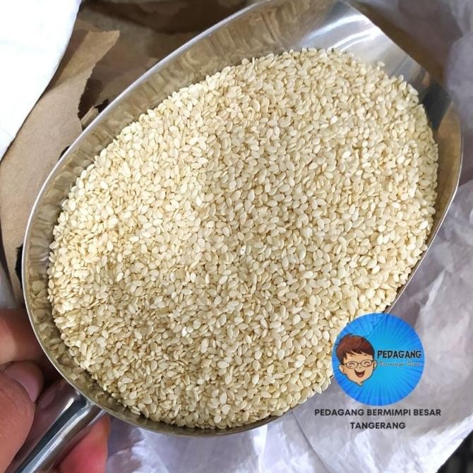 

Biji Wijen Putih Premium Import 50gr 100gr 250gr White Sesame 50 100 nUg