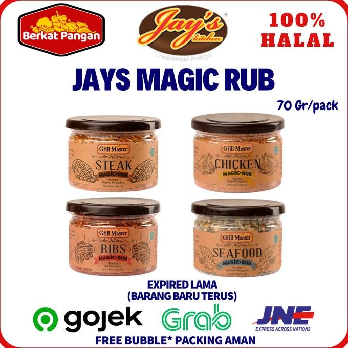 

Jay's Grill Master Magic Rub 70gr / Chicken/ Ribs/ Steak/ SeaFood Jays nUg