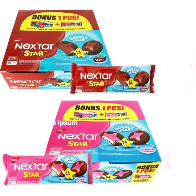 

Nextar STAR Biskuit Double Cream [10pcs/Box] nUg