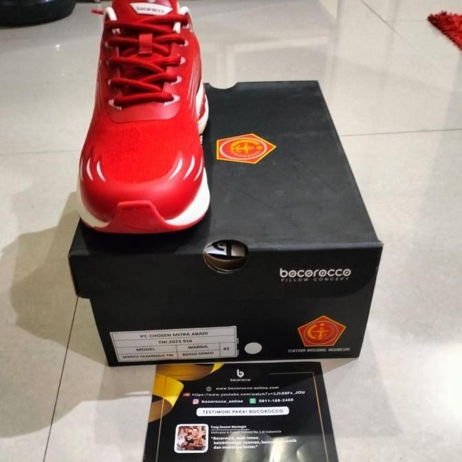 sepatu lari mabes TNI bocorocco