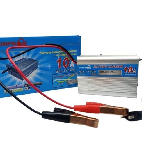 Murah Battery Charger Sunpro Su-1210B / Cas Aki 10Amper