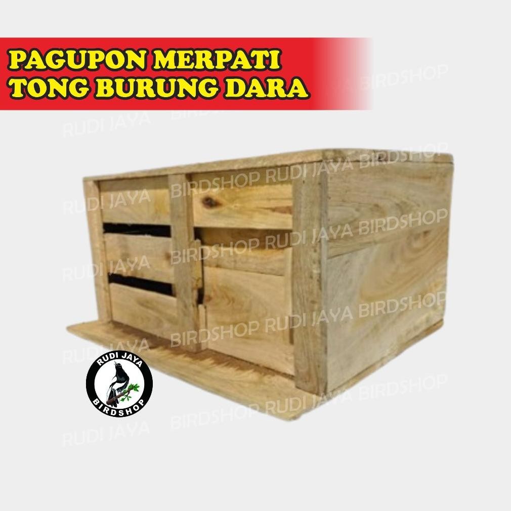 Im31 se-7 GUPON Pagupon Merpati Tong Burung Dara Murah Pintu Geser Slorok Model Sekat Bahan Kayu Kua