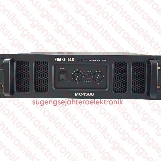 th-23 By05 Power Amplifier Phase Lab MC 4500 Class H - 2 Channel Original (Harga sudah termasuk Pack