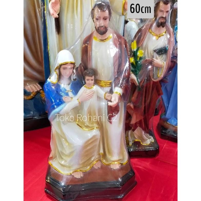 vb-8 COD Patung Keluarga Kudus 60cm - Patung Rohani Murah Sale