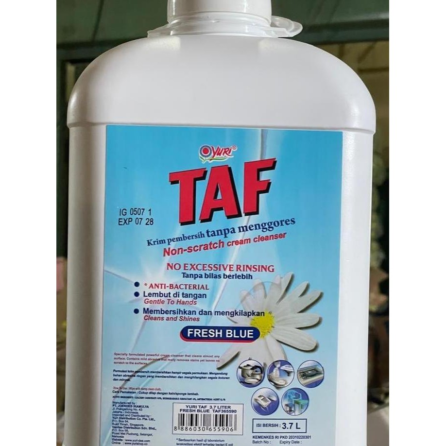 Promo Yuri Taf Jerigen 3700Ml Taff Krim Pembersih Antibacterial
