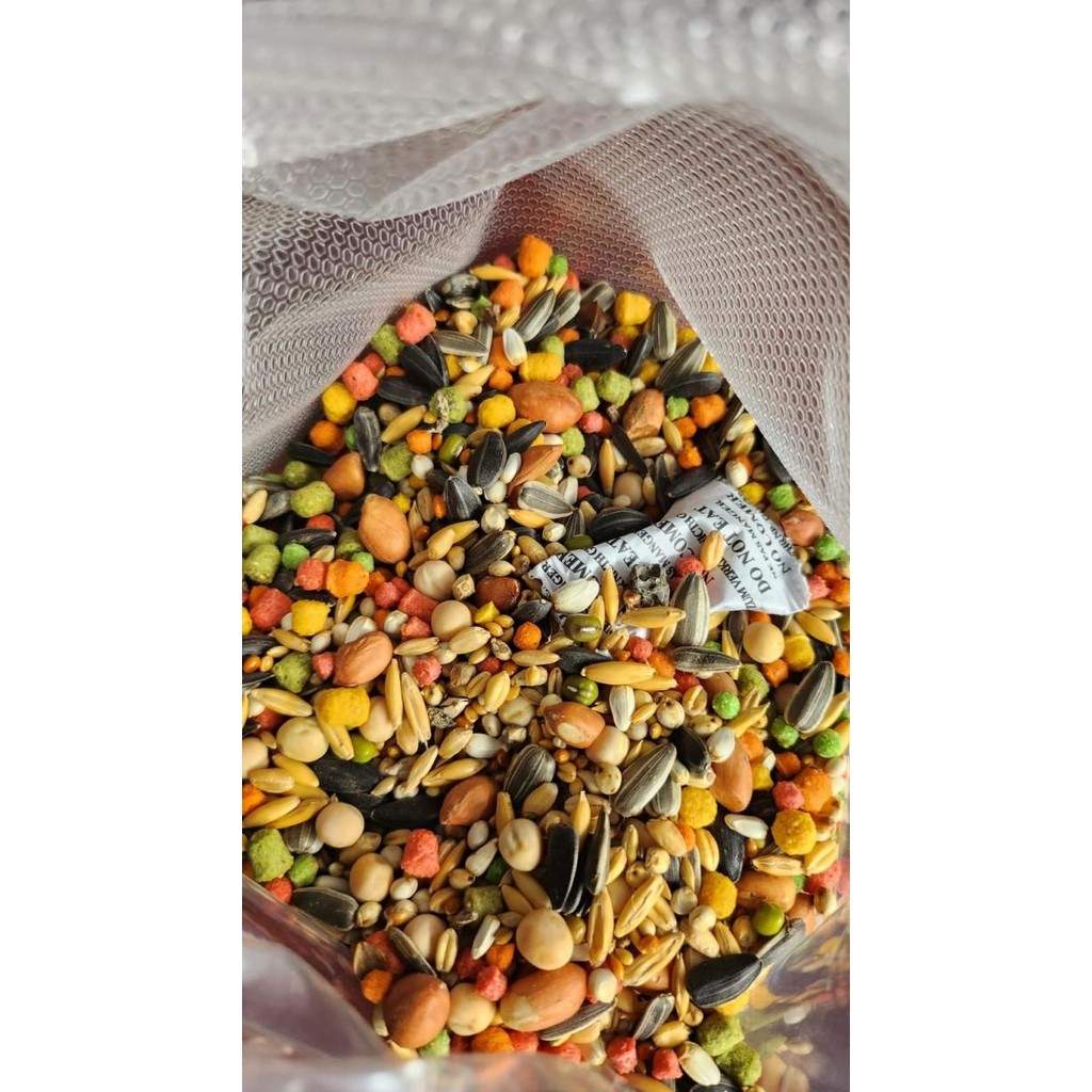 

Murah Deluxe Seed Kuaci Hitam Kacang Merah Medium Parrot 1Kg