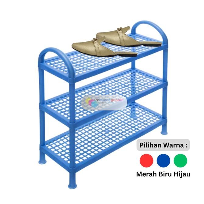 Rak Sepatu Susun Plastik 5 Susun / Rak Sepatu Portable 3 4 Susun Murah