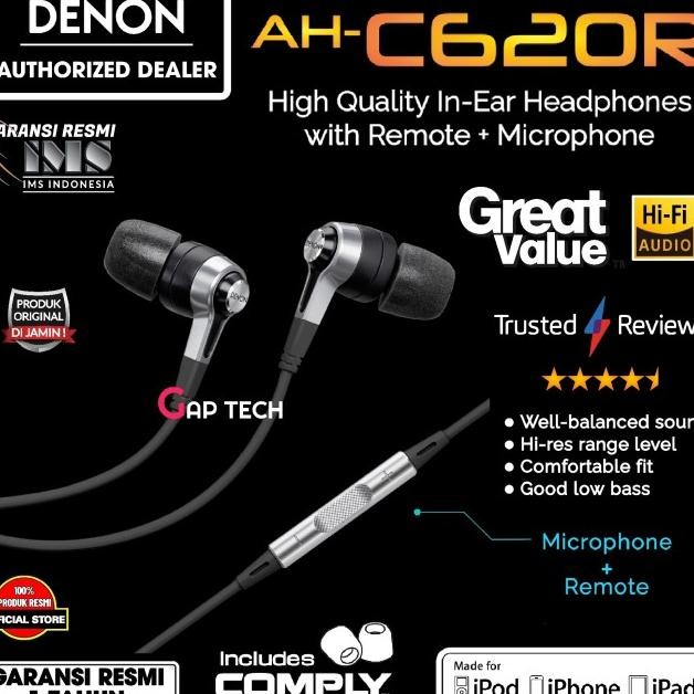 Denon Ah C620R Ah C620 R Ahc620R C 620 R Hire Inear Headphone