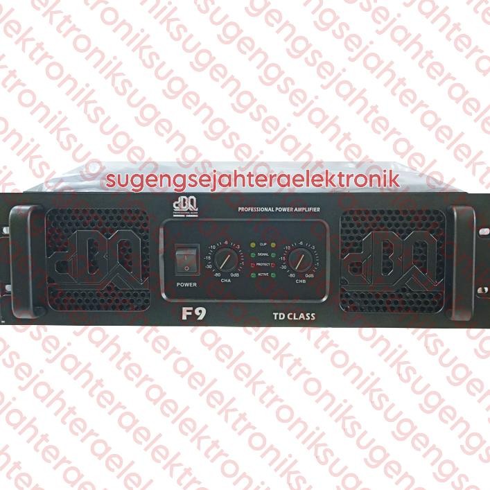 At43 PJ24 Power Amplifier dBQ F9 - 2 Channel TD Class Original (HARGA SUDAH TERMASUK PACKING MENGGUN