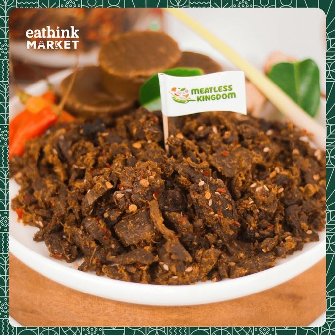

Promo Dendeng Jamur Vegan / Vegetarian - Meatless Kingdom 150Gr