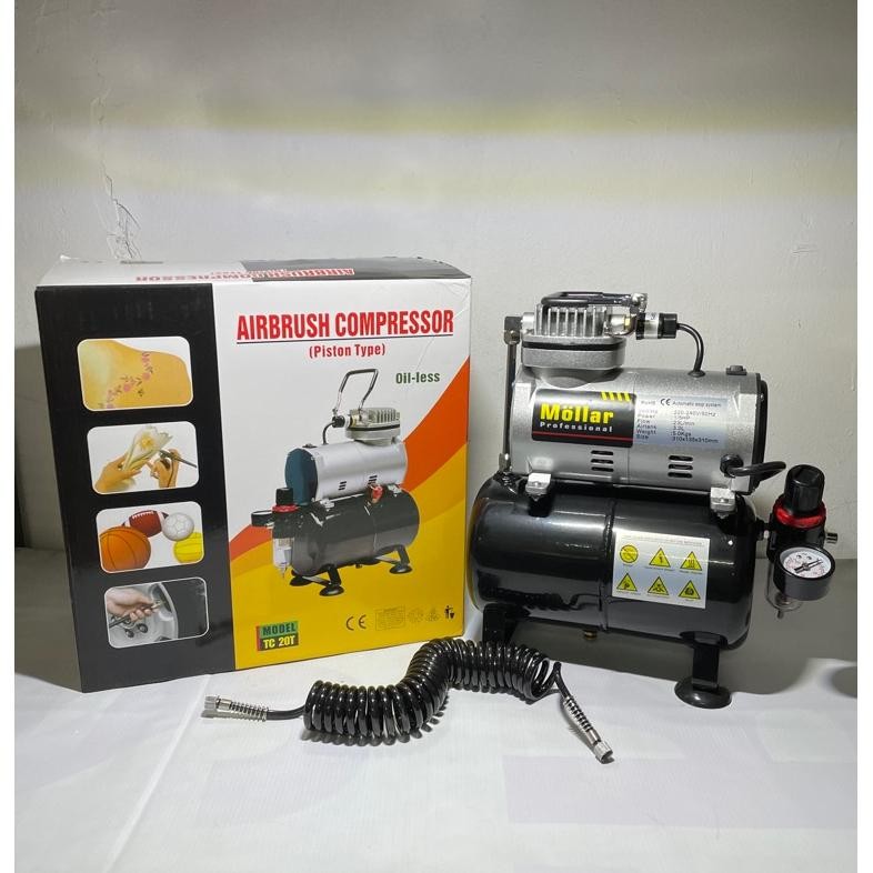 FUZ-611 Oy58 Kompresor Mini Air Brush Mollar / Mini Kompresor Air Brush Piston Type / Mini Air Compr