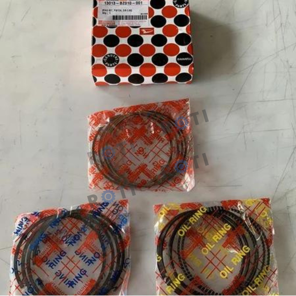 RING SET PISTON 0.50 XENIA/AVANZA 1.3 DAIHATSU 13013-BZ010-001 ORIGINAL