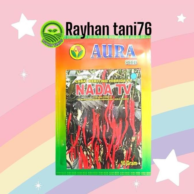 Benih Bibit Cabai Kriting Nada TV Isi 10 Gram Aura Seed Tanaman