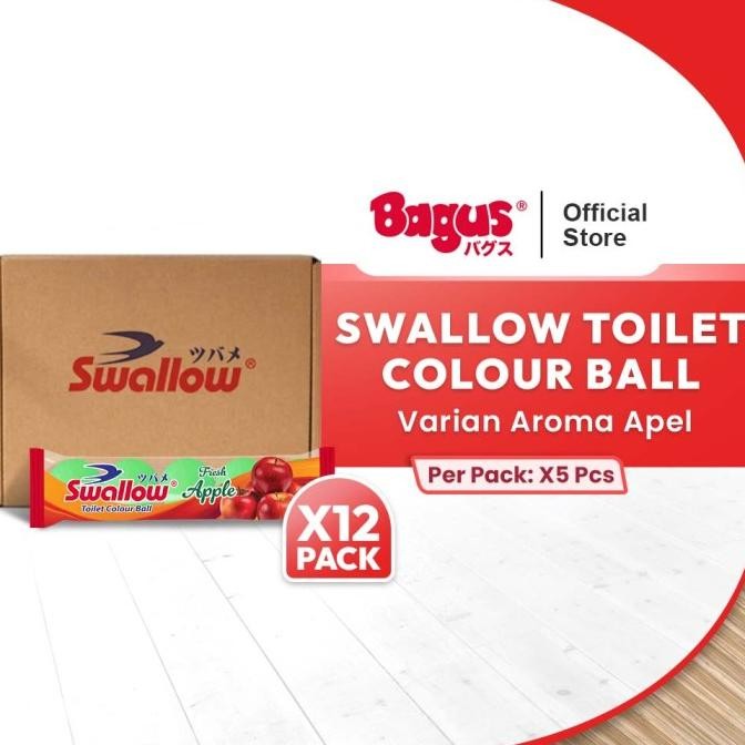 Grosir 1 Lusin Swallow Kamper Toilet Colour Ball (5Pcs / Pack)