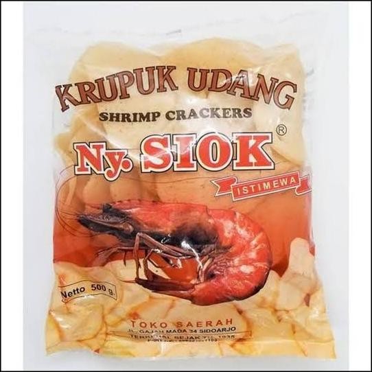 

Promo Kerupuk Udang Ny Siok Oval 500Gr