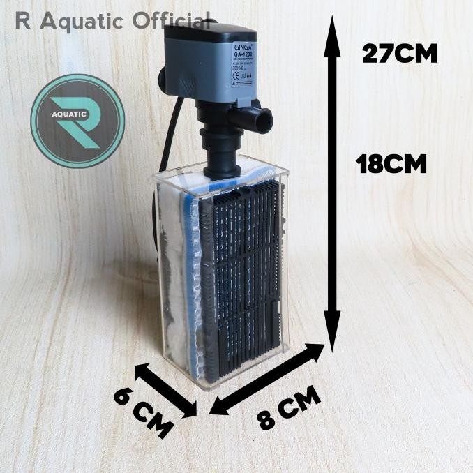 6D honeycomb biological filter internal aquarium