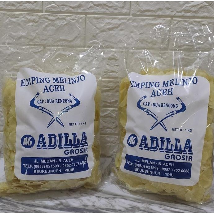 

Murah Emping Melinjo Aceh Super Grade A Kemasan 1 Kg (Adilla)