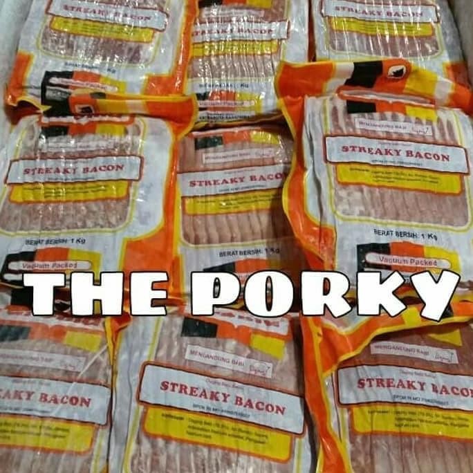 

Pork Streaky Bacon Babi Aroma Bali (1Kg Perpak) Original Dan Terlaris