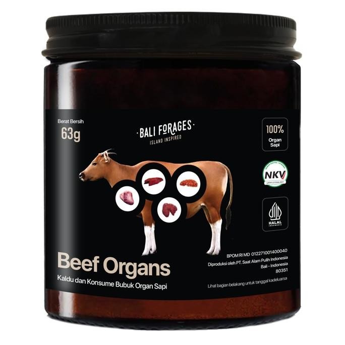 

Baru Grass-Fed Organic Beef Organs (One Month's Supply) - Makanan Super