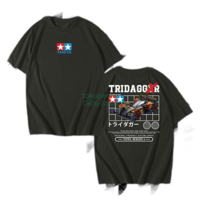 Murah Kaos Custom Tamiya Tridagger, Dewasa & Anak,Bisa Pilih Warna Baju
