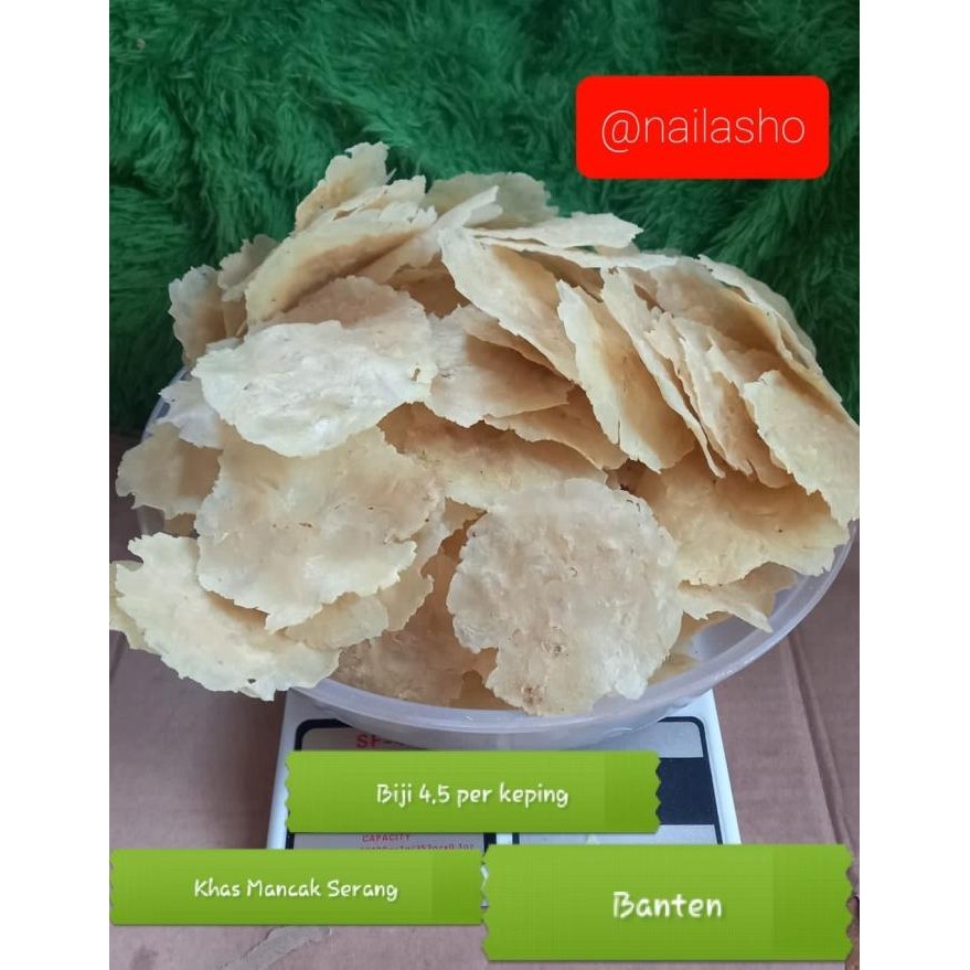 

Promo Emping Melinjo Mentah Khas.Kab-Serang Banten (B-4.5)(1000Gram)