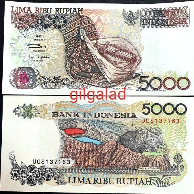 TERSEDIA 5000 RUPIAH SASANDO 1992 UANG KUNO