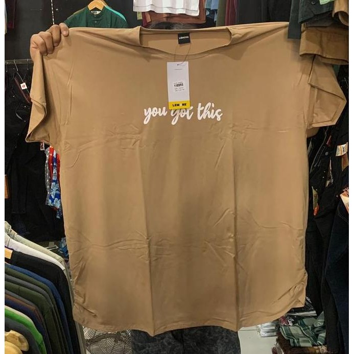 Promo Kaos Big Size Wanita Lemone Xl, 2Xl, 3Xl, 4Xl, 5Xl, 6Xl,7Xl, 8Xl Dan 9Xl / Kaos Lemone Jumbo B