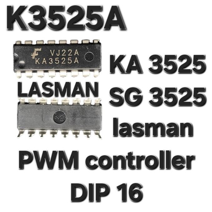 Terbaru ( KA 3525 ) ORIGINAL KA3525A SG KA HA 3525 KA3525 SG3525 SG3525A 3525A IC CONTROLLER PWM DIP