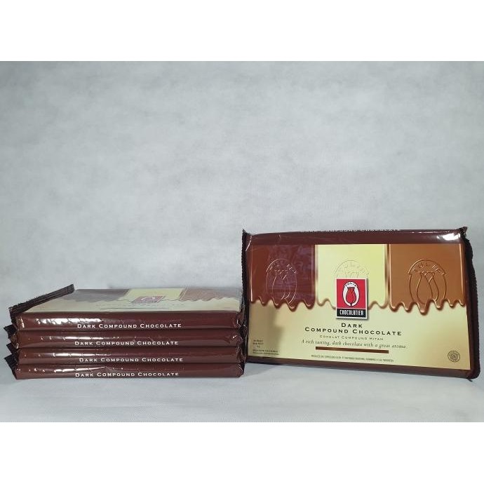 

TULIP Dark Chocolate Compound - Coklat Dark Compound 1 kg liquid