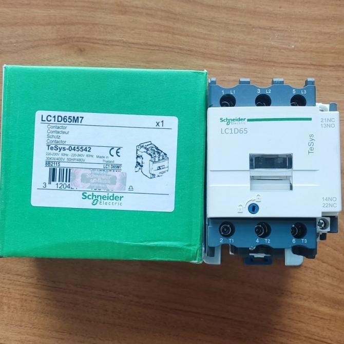 Contactor Kontaktor Lc1D65 Contactor Lc1D65 / Lc1D65M7 220V Asli
