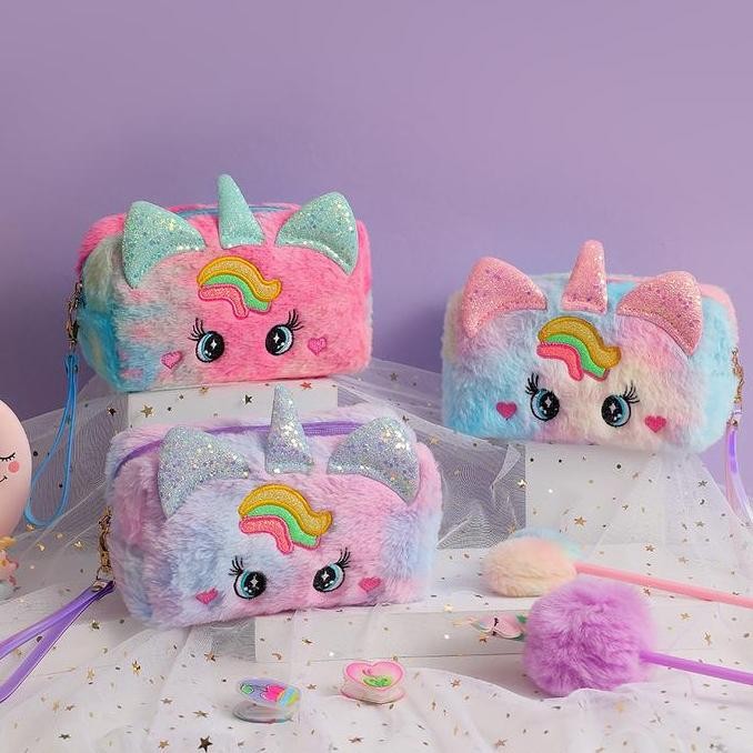 

Kotak Pensil Pouch Make up Unicorn Wadah Aksesoris Alat Tulis Unicorn Alat Rias Tempat Pencil Bulu Tanduk Kado Ultah Lucu Tempat Pensil Pouch Anak Stationery liquid
