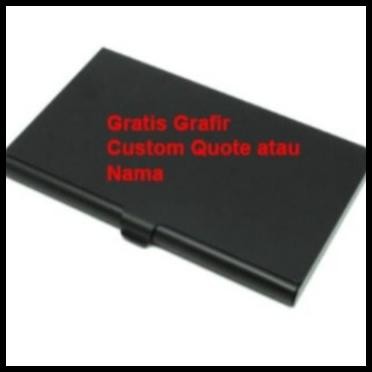 

Kotak Kartu Nama Aluminium Anti Karat Exclusive Custom Quote Nama
