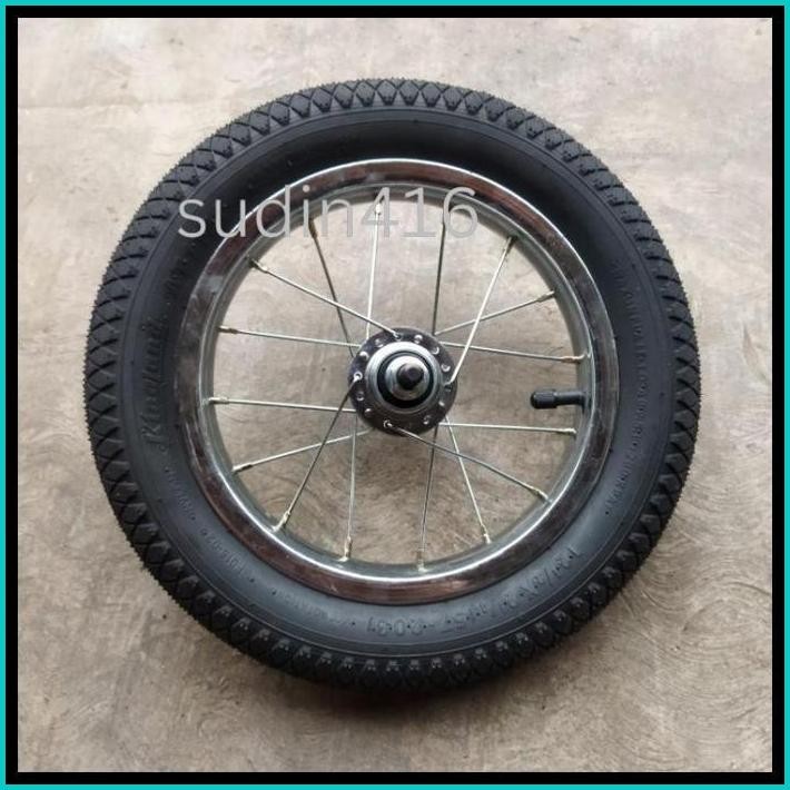 VELG WHEELSET 12 MERK UNITED SEPEDA PUSHBIKE, BALANCE BIKE