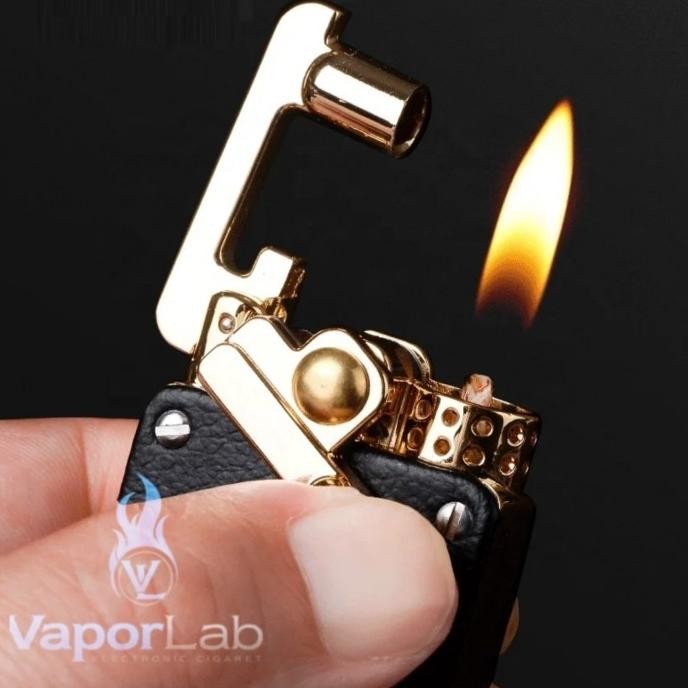 korek api klasik sumbu roda minyak vintage oil lighter gift box CHIEF