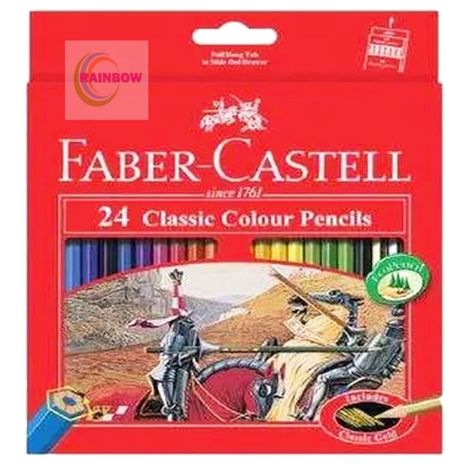 

Il Warna Faber Catell 24 Warna Panjang Claic Colour Cil Il Mewarnai Peralatan Eenian Eolah