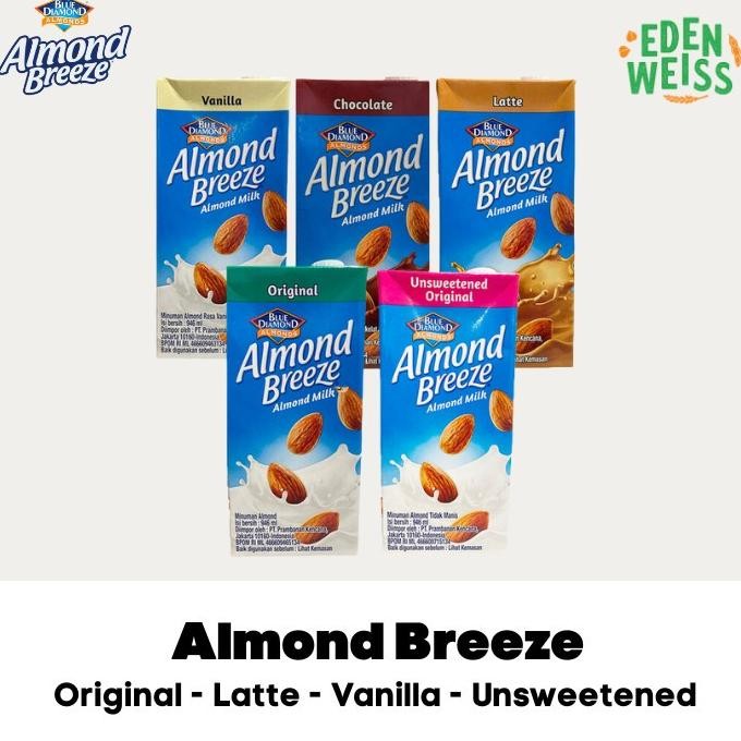 

Almond Breeze Almond Milk - 1 Liter Original Latte Vanilla Unsweetened Best Seller