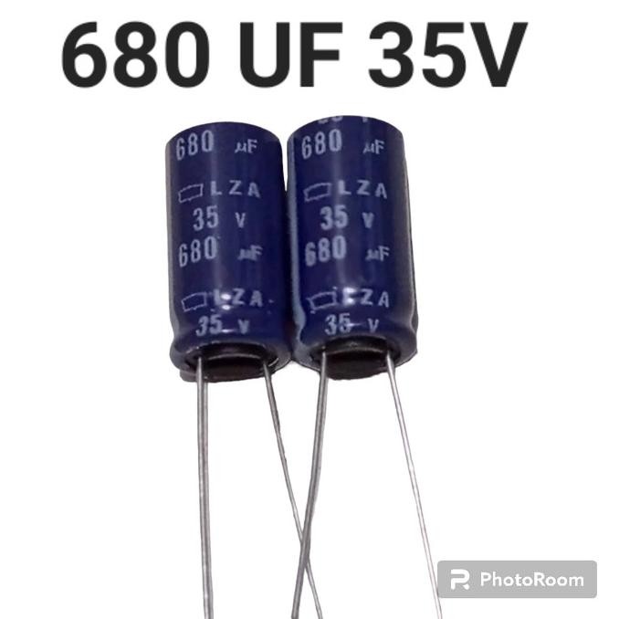 Murah ( 680 uf 35v ) 680 680uf uf mikro 35 v volt elko elco psu regulator tojil4