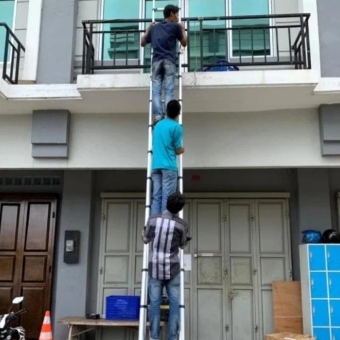 JUAL TANGGA LIPAT ALUMINIUM 6 METER / TANGGA KESELAMATAN BERKUALITAS