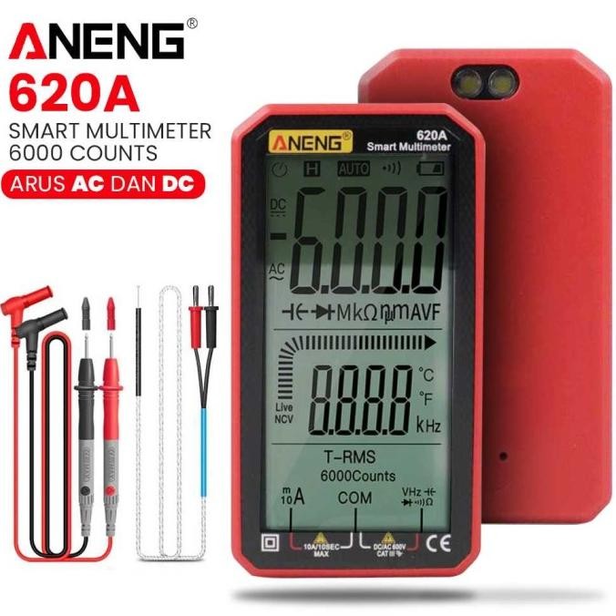 Digital Multi Meter Auto AC/DC Multimeter Otomatis Avometer Volt Amp