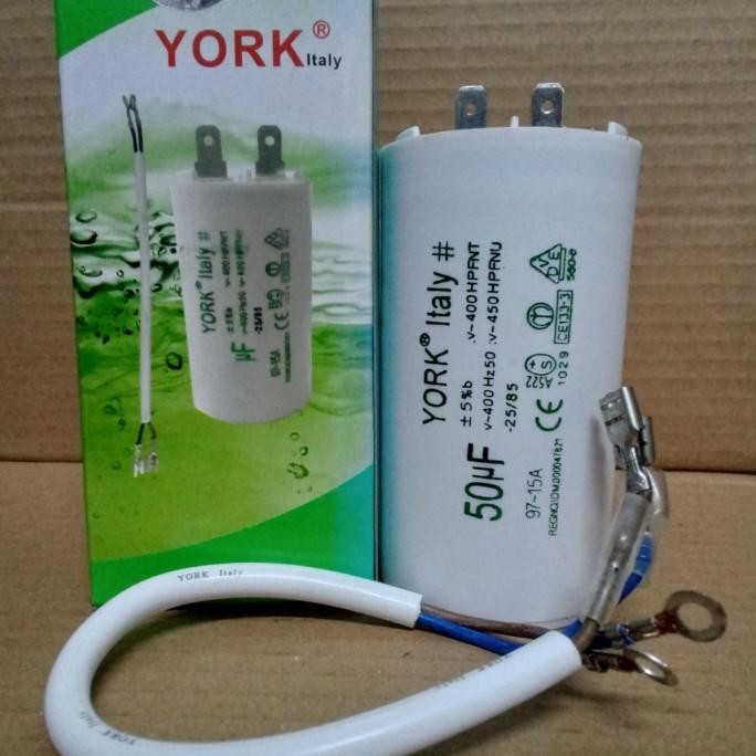 Promo KAPASITOR - 50UF - 450V - CAPASITOR - YORK - KAPASITOR YORK 50UF COD