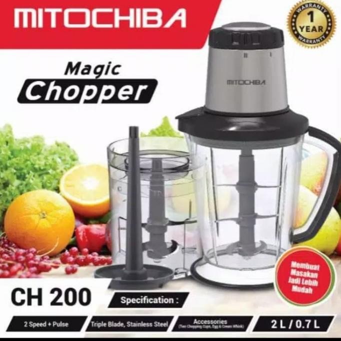 Diskon Chopper Mitochiba Ch200 / Blender Mitochiba Ch 200