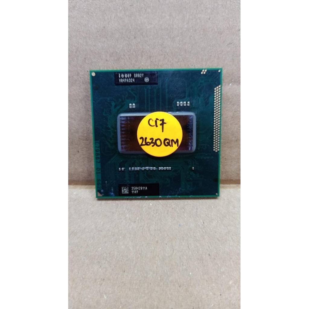 Processor Laptop Core I7 2630Qm Gen2 Normal Ber New Stok