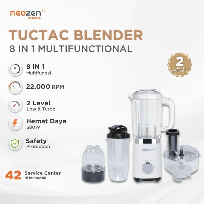 Diskon Neozen Tuctac Blender - Multifunction Blender - White